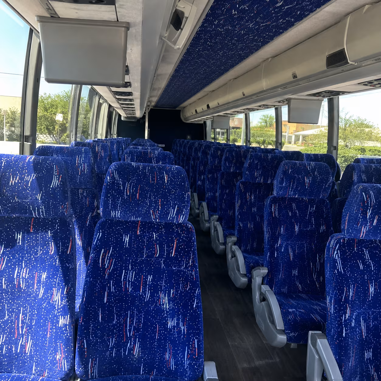 boston charter bus rental inside