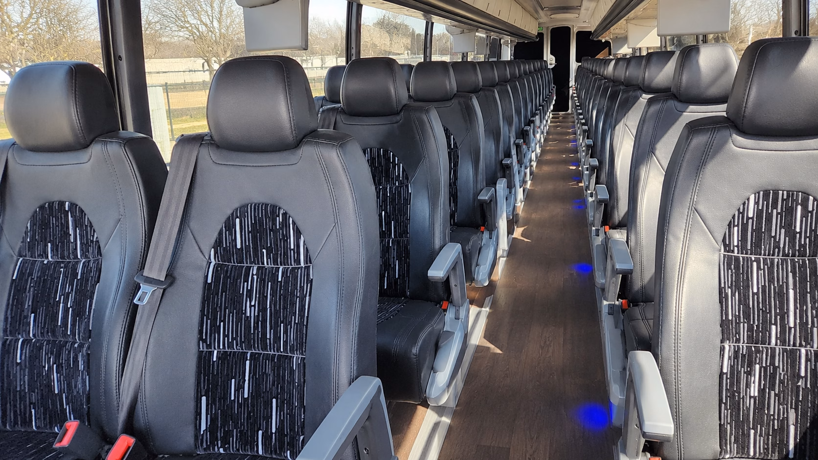 lynn charter bus rental interior