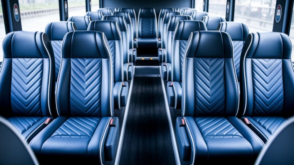 somerville 15 passenger minibus inside