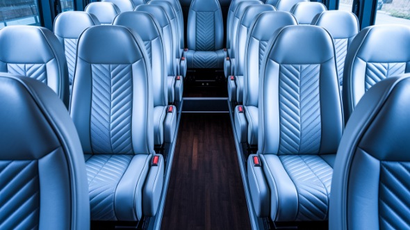 somerville 15 passenger minibus interior