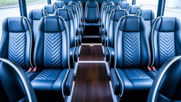 somerville 20 passenger minibus inside
