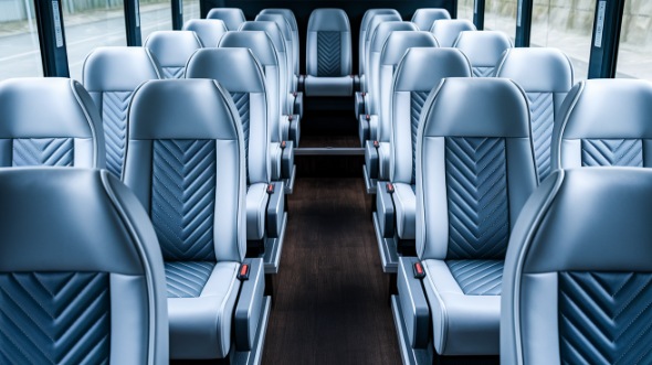 somerville 25 passenger minibus interior
