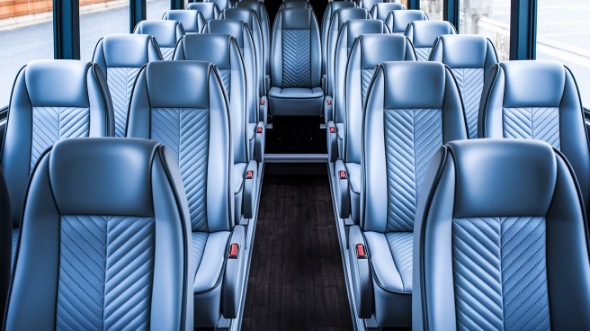somerville 28 passenger minibus interior