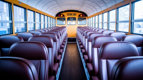 somerville school bus rental interior