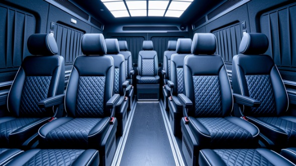 somerville sprinter van with driver interior